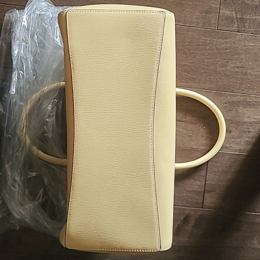 kate spade Yellow Satchel Tote with Top Handles - Picture 3 of 4